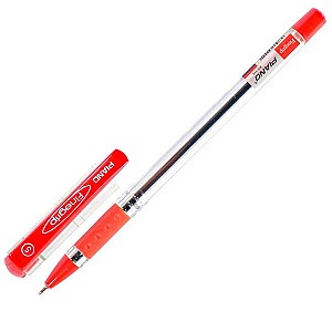 Pix cu bila pe ulei Piano Fine Grip 111 PT, 0,7 mm, rosu