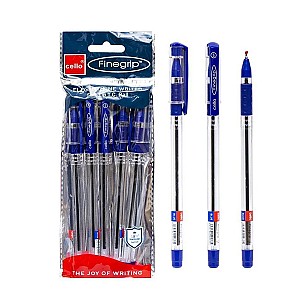 Pix cu bila pe ulei Cello Fine Grip, 0,7 mm, albastru