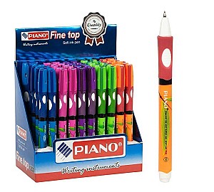 Pix cu bila pe ulei PT-251, 0,7 mm, albastru, corp asortat