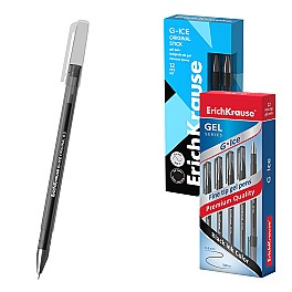 Ручка гелевая ErichKrause 39004 G-Ice, 0,5 мм, черная