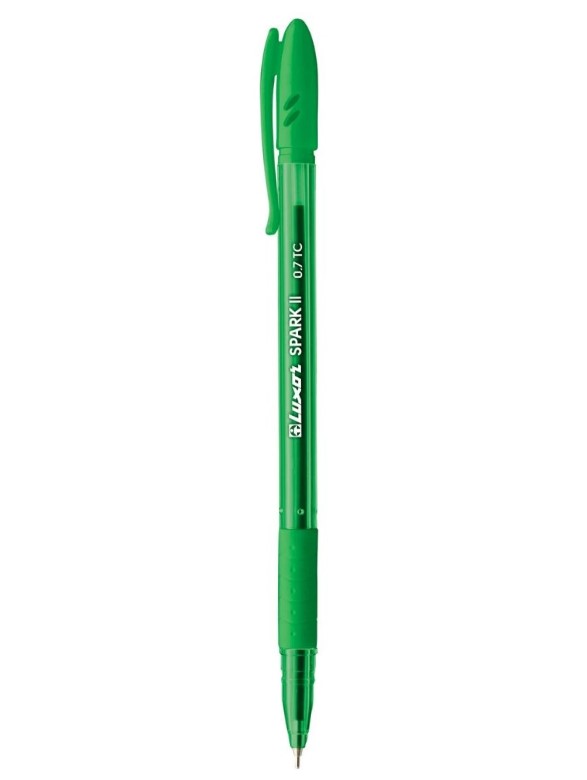 Set pixuri cu bila  2 buc. (verde) LUXOR Spark-II, 0.7 mm