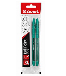 Set pixuri cu bila  2 buc. (verde) LUXOR Spark-II, 0.7 mm