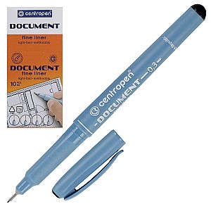 Liner 2631 Document, 0,3 mm, negru