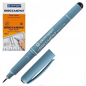 Liner 2631 Document, 0,5 mm, negru