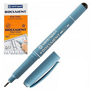 Liner 2631 Document, 0,7 mm, negru