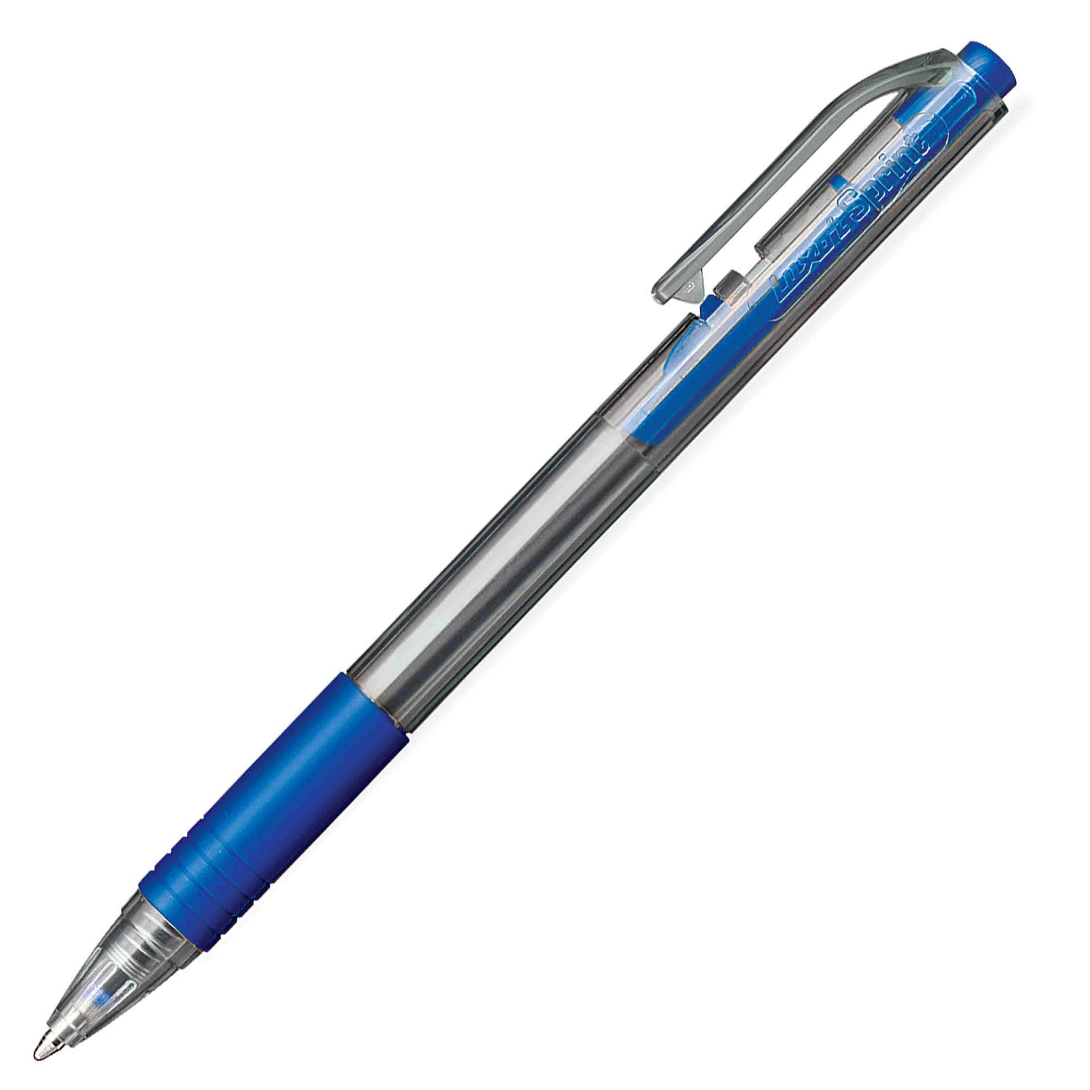 Набор ручек автоматических  5 шт. (3 цв.) LUXOR Sprint Grip 1240, 0.7 мм