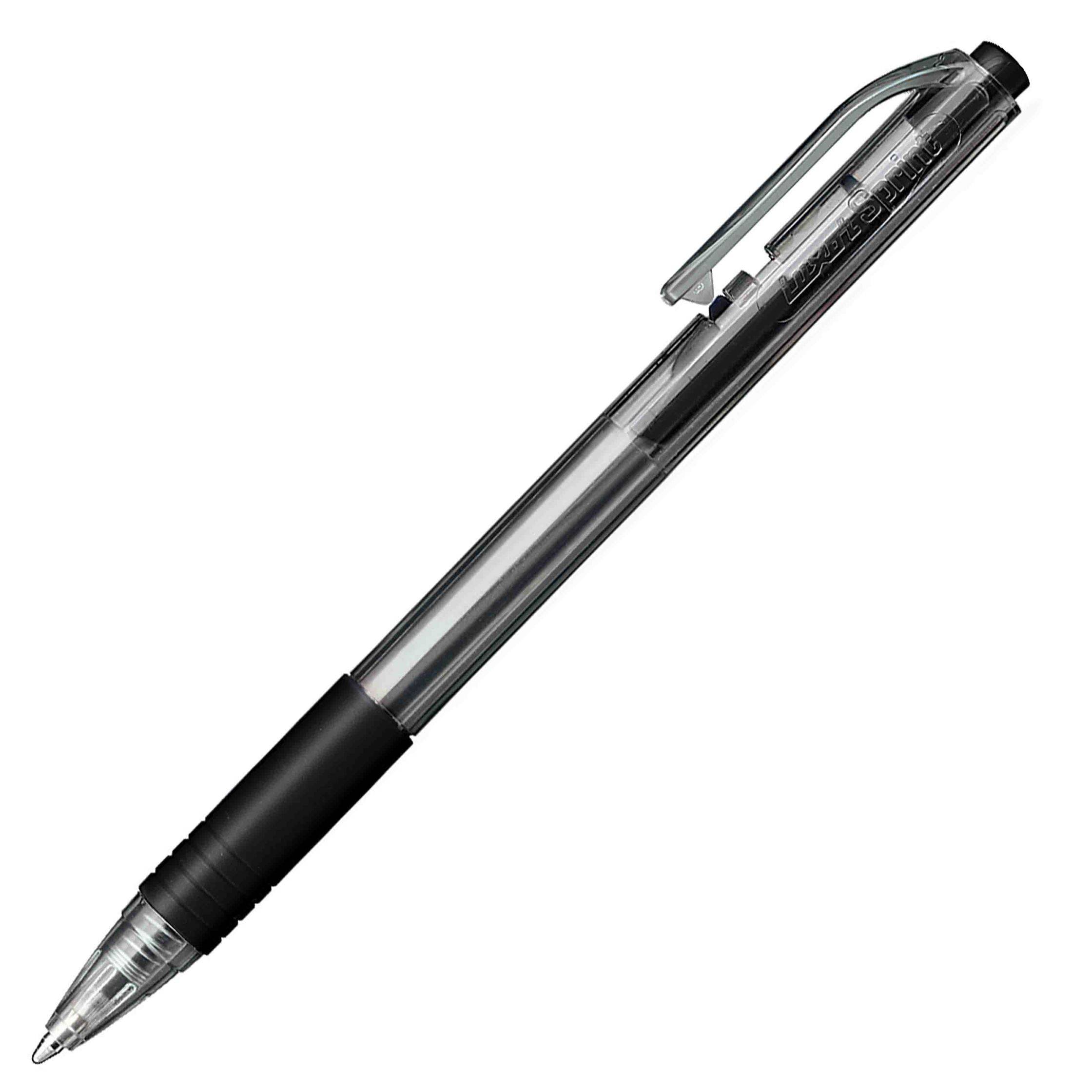 Набор ручек автоматических  5 шт. (3 цв.) LUXOR Sprint Grip 1240, 0.7 мм