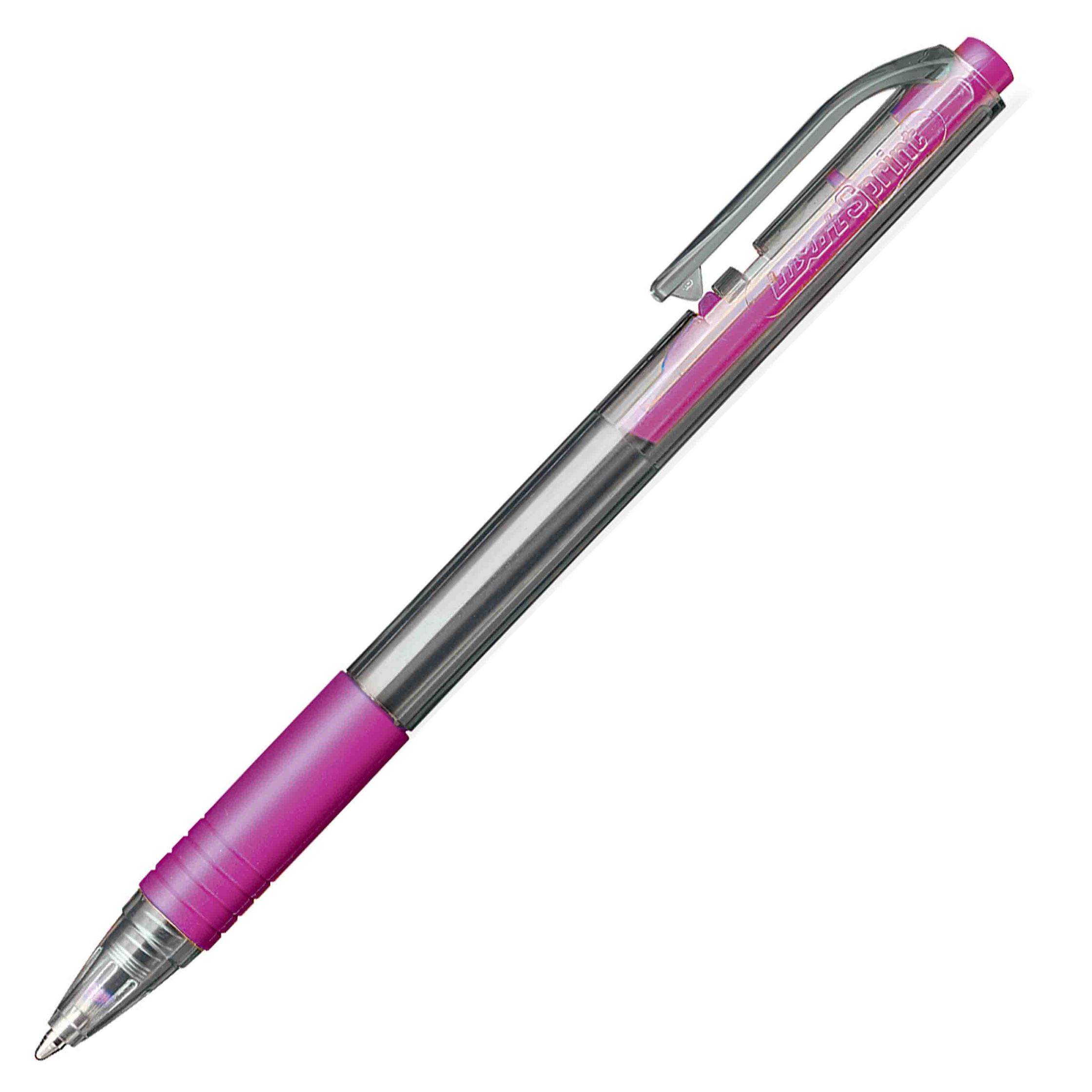 Набор ручек автоматических  5 шт. (3 цв.) LUXOR Sprint Grip 1240, 0.7 мм