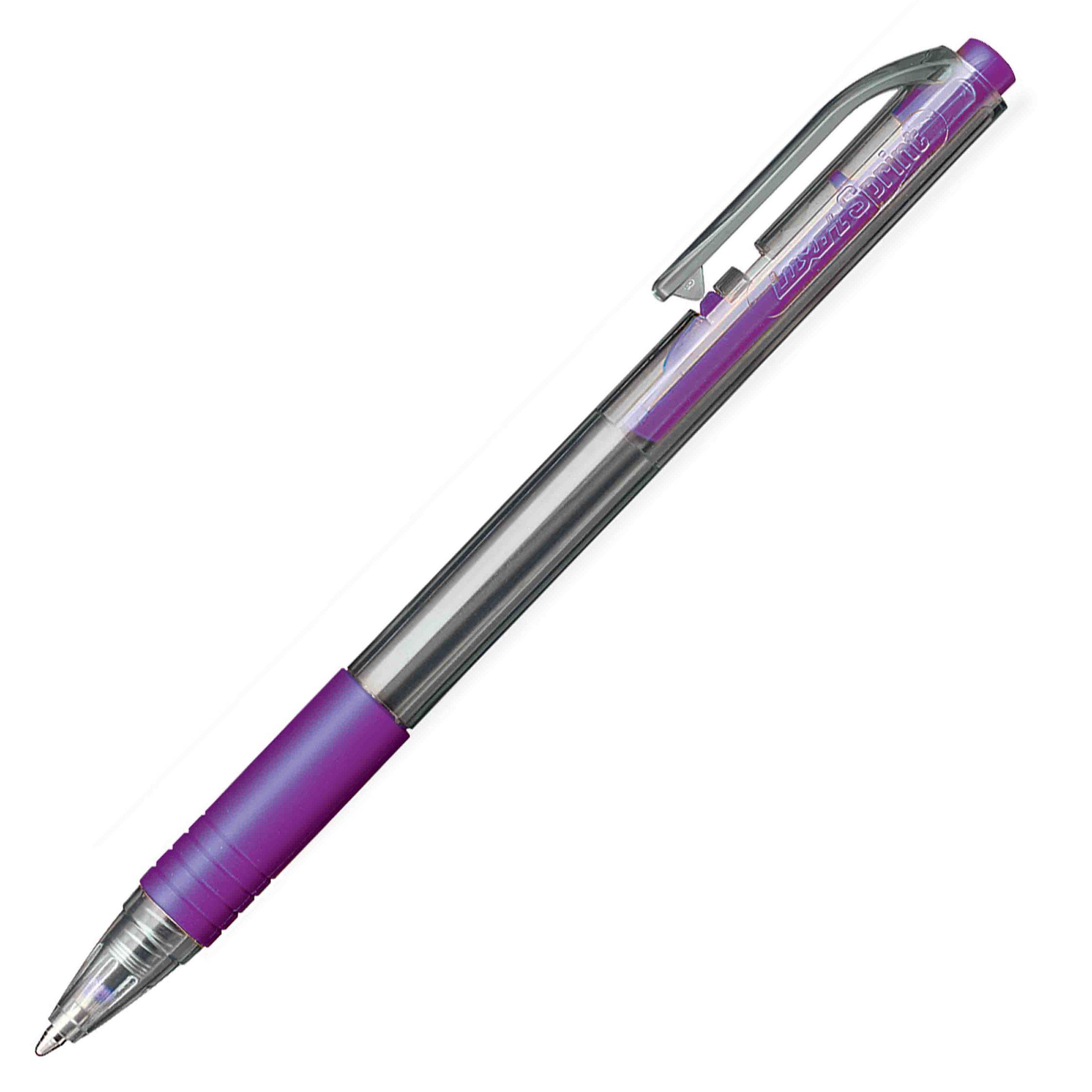 Набор ручек автоматических  5 шт. (3 цв.) LUXOR Sprint Grip 1240, 0.7 мм