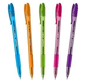 Set pixuri cu mecanism LUXOR SPRINT GRIP NEON 1240T, 5 bucati, albastru