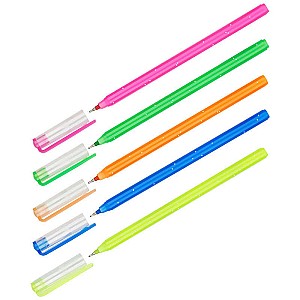 Pix cu bila pe ulei OfficeSpace BPFN-43143, 0,6 mm, albastru