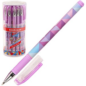 Ручка шариковая ErichKrause 50739 Magic Rhombs, 0,7 мм, синяя