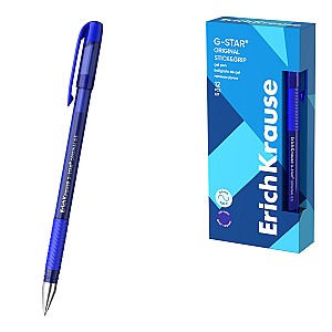 Ручка гелевая ErichKrause 45206 G-Star, 0,5 мм, синяя