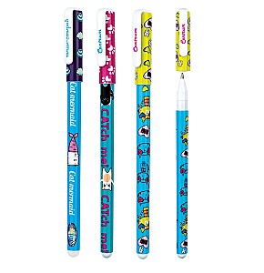 Pix gel Scrie-Sterge Centrum 89674 Cat, 0,5 mm, albastru