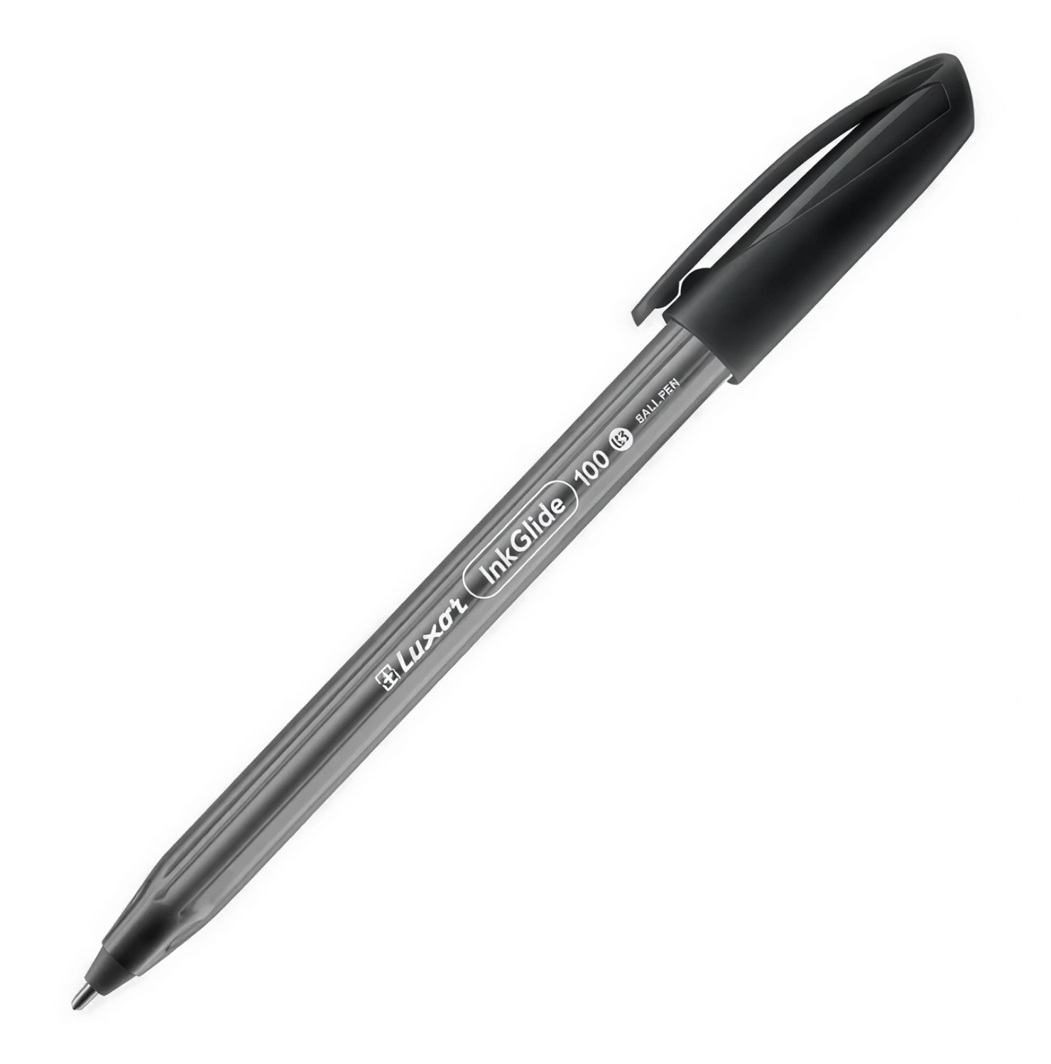 Pix cu bila pe baza de ulei LUXOR Ink Glide 100 ICY 16701, 0.7 mm, negru