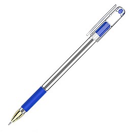 Pix cu bila pe baza de ulei LUXOR Blizz Gold 26401, 0.5 mm, grip, albastru