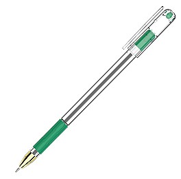 Pix cu bila pe baza de ulei LUXOR Blizz Gold 26404, 0.5 mm, grip, verde