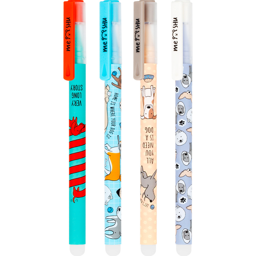 Pix gel Scrie-Sterge MESHU Best friend 54155, 0.5 mm, albastru