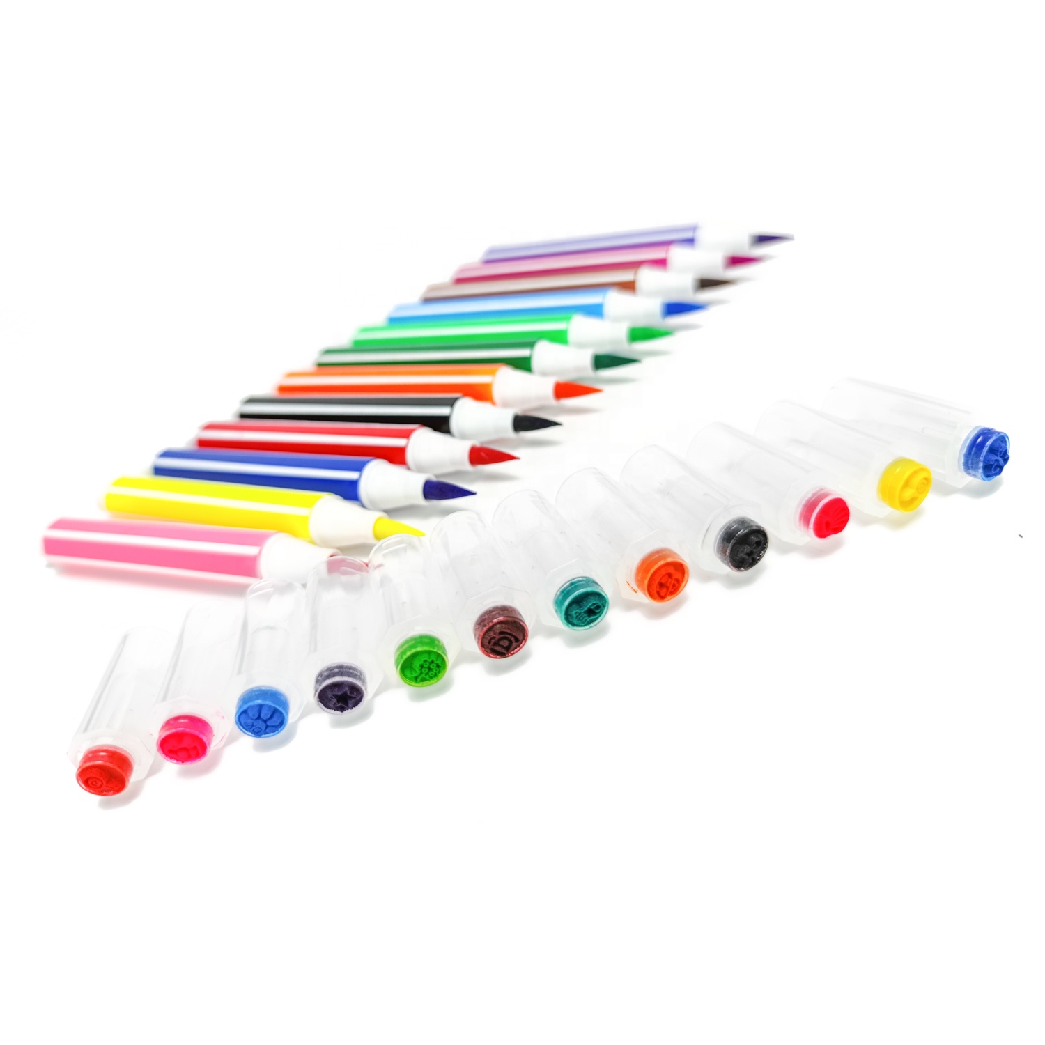 Набор фломастеров Yalong 24 цветов 201805-24YL Brush box