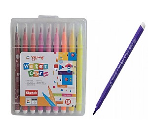 Set carioci Yalong 201816-18YL, 18 culori