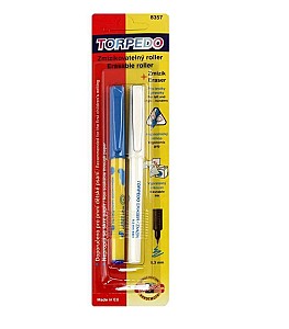 Set rollere Torpedo 8357 cu radiera, 0.3 mm, albastru
