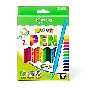 Set carioci Yalong 875088-12YL, 12 culori