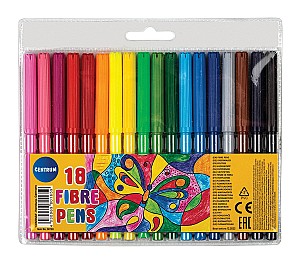 Set carioci ZOO 80165, 18 culori