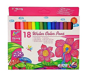 Set carioci 18036-18YL, 18 culori