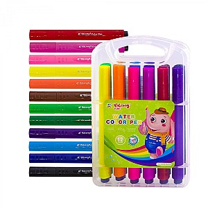 Set carioci Yalong 191816-12YL, 12 culori