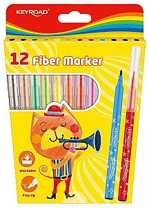 Набор фломастеров KEYROAD KR971587, 12 цветов