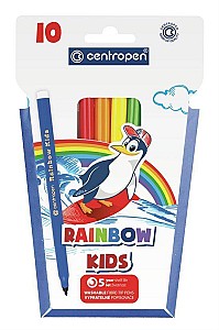 Set carioci Rainbow Kids 7550, 10 culori