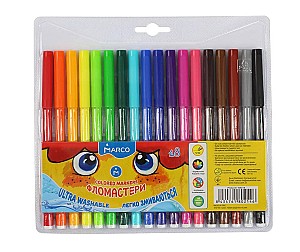 Set carioci Marco 18 culori 1690-18