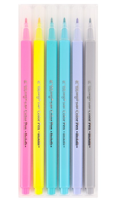 Set carioci  6 cul. Yalong 231828-6YL pastel