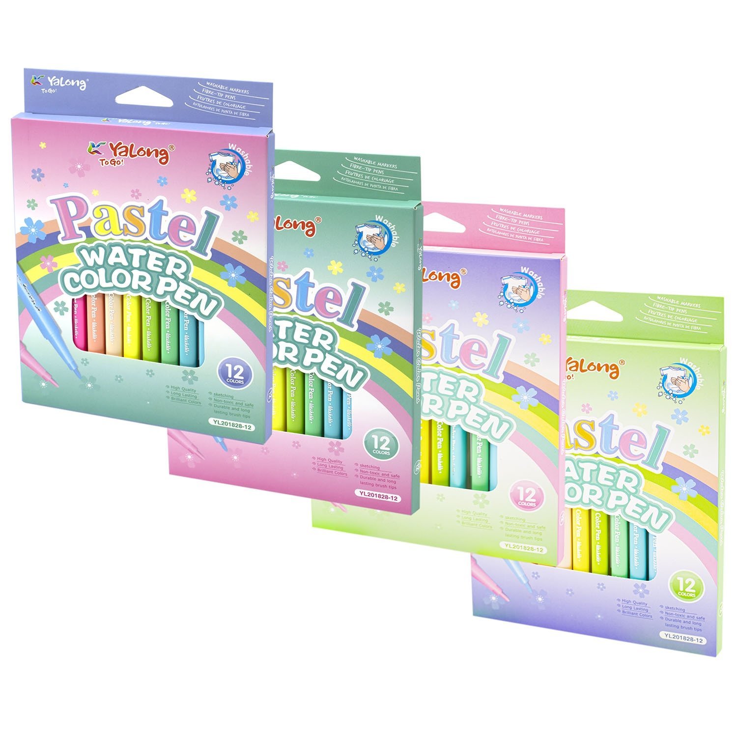 Set carioci 12 cul. Yalong 231828-12YL pastel