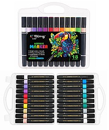 Set carioci acril 18 cul. Yalong 245111-18YL