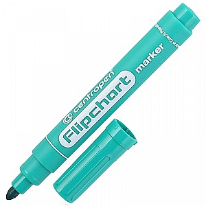 Marker hirtie flipchart Centropen 8550, 2,5 mm, verde