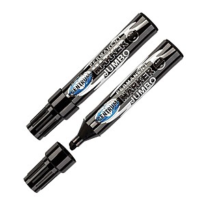 Маркер перманентный Centrum 88051 JUMBO, 7 мм, черный, скошенный наконечник