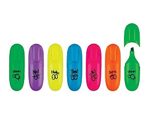 Маркер текстовой Centrum 89808 MINI NEON, 1-5 мм, ассорти