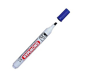 Marker permanent  SNOW MAN, albastru