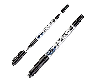 Marker permanent CD/DVD Centrum 80882, 2 parti, negru
