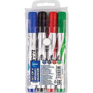 Set markere Whiteboard Centrum 80832, 2-5mm, 4 culori
