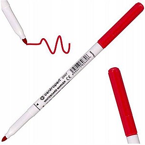 Marker Whiteboard Centropen 2507, 1-2 mm, rosu
