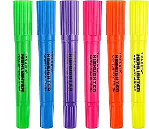 Set markere text ST03131, 1-4,6mm, 2 parti, 6 culori