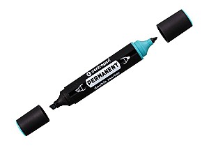 Marker permanent Centropen 1666, 1,1-4mm, 2 parti, verde