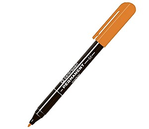 Marker permanent Centropen 2846, 1mm, portocaliu