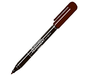 Marker permanent Centropen 2846, 1mm, cafeniu