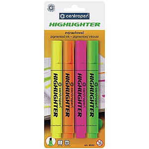 Set markere text Centropen 8852, 1-4,6mm, 4 culori