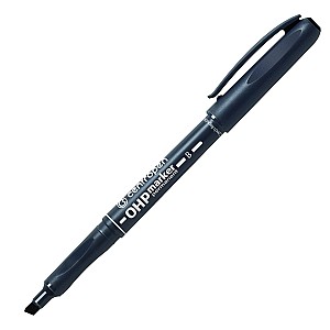 Marker permanent OHP Centropen 2638, 3 mm, negru