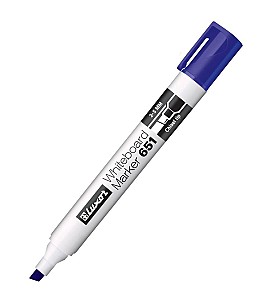 Marker Whiteboard LUXOR 651-3312, 2-5mm, albastru, virf tesit