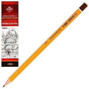 Creion simplu Koh-I-Noor 1500, 4H, hexagonal